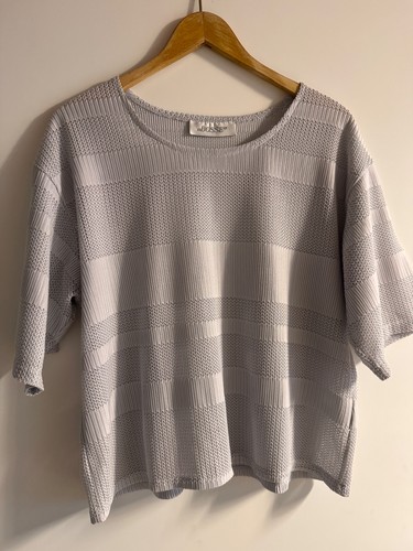 Eleganter pulli silber grau - pulli, silber-grau