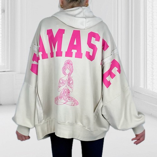 Mega oversize namaste hoodie - oversize,