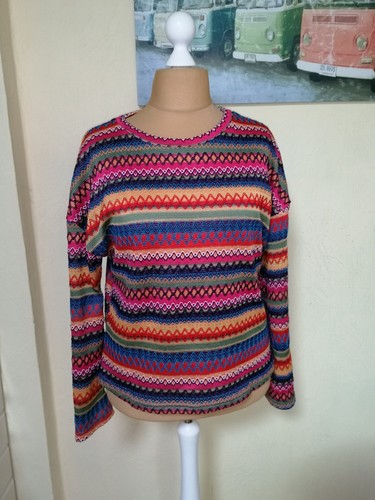 Farbenfroher sommer pulli - ,