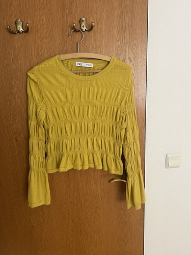 Gelber sommerpulli zara - zara, gr.s