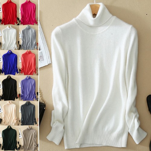 Damen unifarben warm - unifarben, pullover