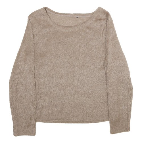 Damen beiger schlichter jumper - damen,