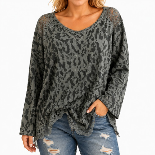 Sheego pulli sweatshirt grau - sheego,
