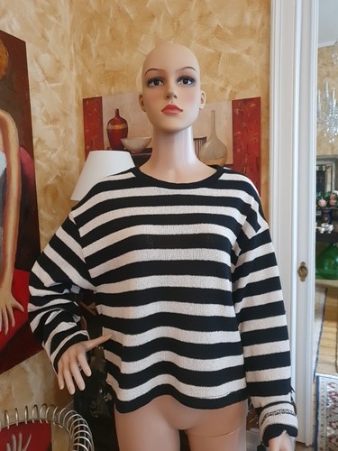Damenpulli pullover streifen - pullover,