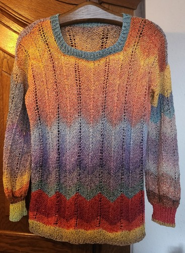 Bunter handgestrickter - bunter,,